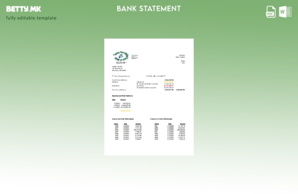 модерен стил на САД Дваесет и прва национална банка на Мејн шаблон за збор за из